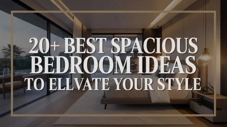 20+ Best Spacious Bedroom Ideas to Elevate Your Style