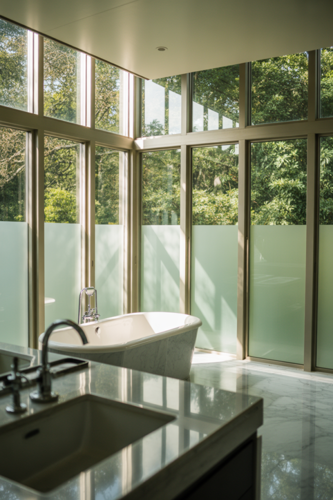 20. Large Windows with Privacy Solutions