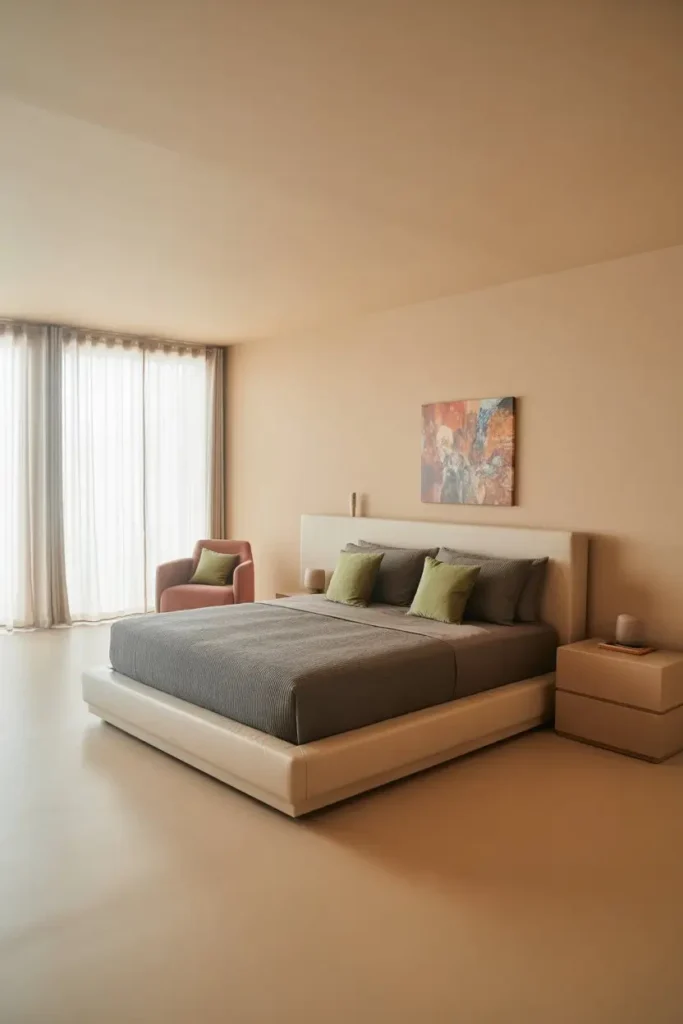 20. Opt for a Neutral Palette with Pops of Color