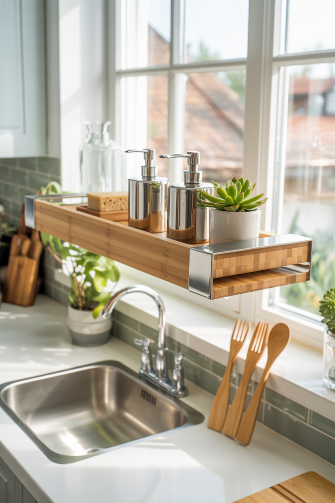 23. Add Over-the-Sink Shelving