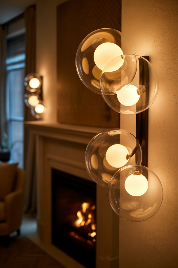 25. Glass Bubble Sconces for Whimsical Light