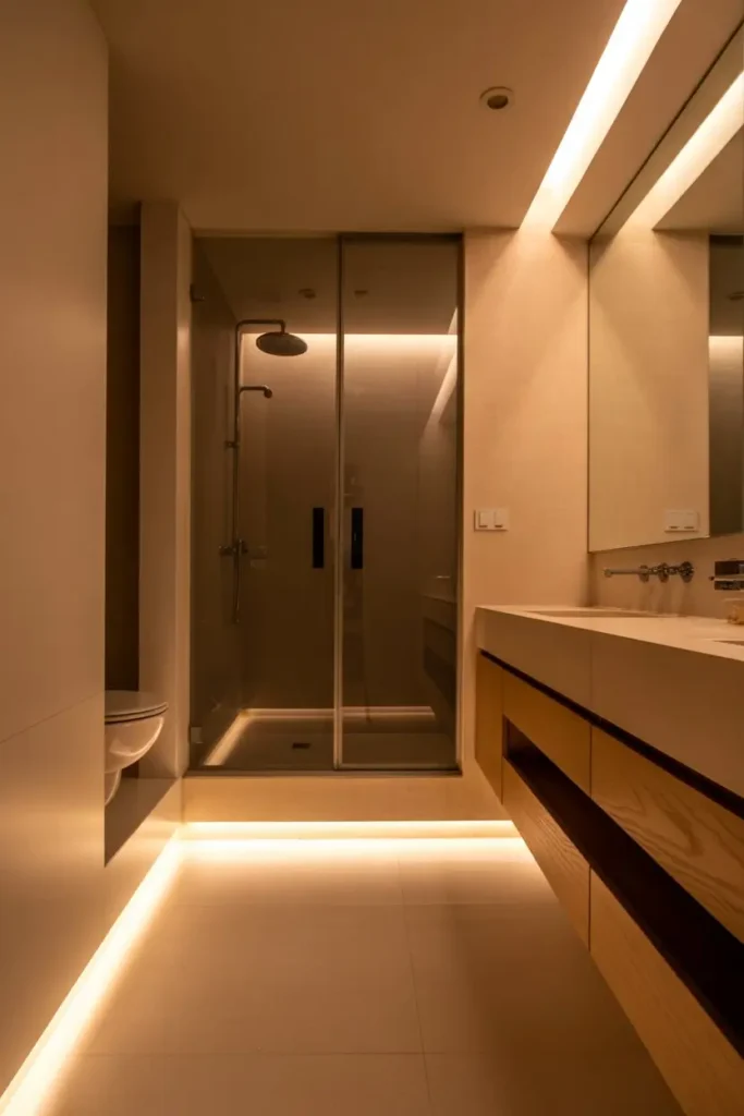 25. Glowing Floor Edges