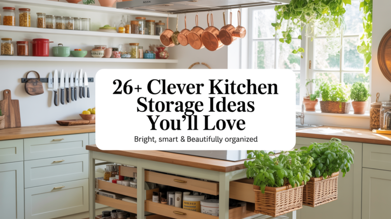 26+ Clever Kitchen Storage Ideas You’ll Love