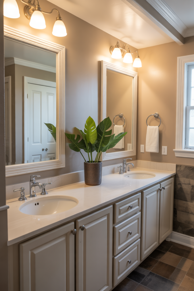 3. Double Vanities for Shared Spaces