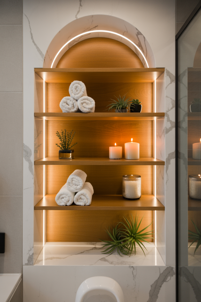 3. Incorporate Built-In Shelves