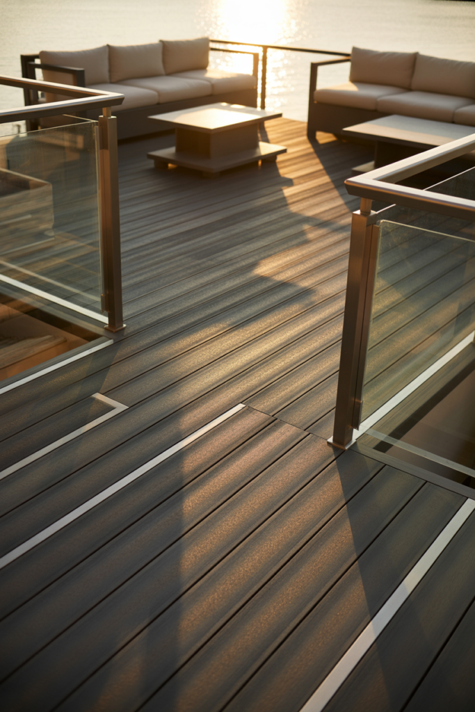 3. Modern Charcoal with Silver Highlights