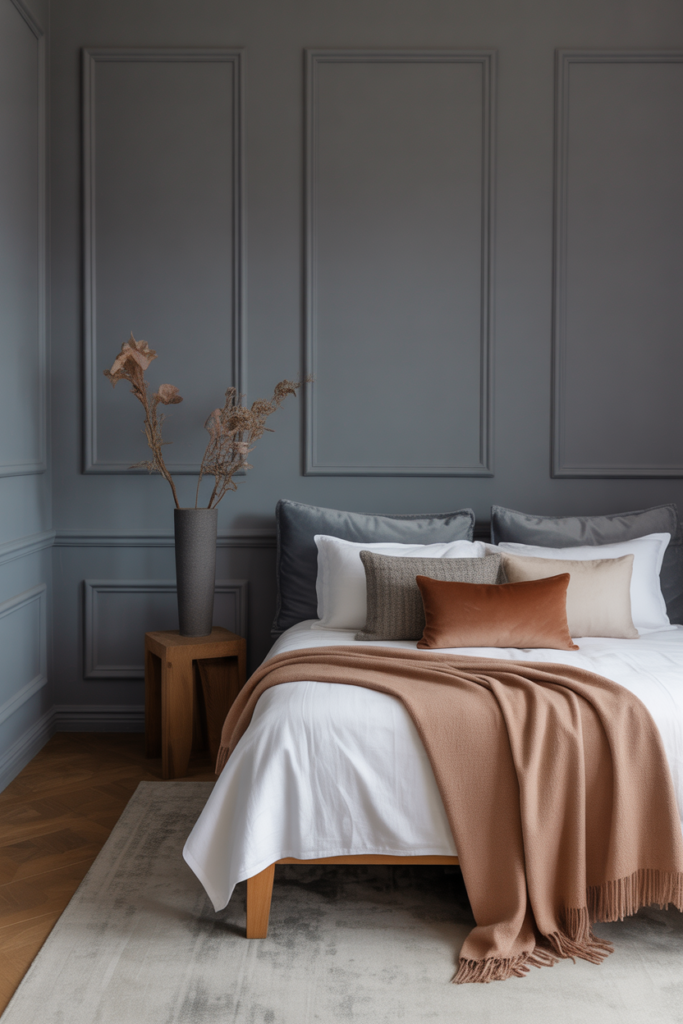 3. Muted Gray for Calm Elegance