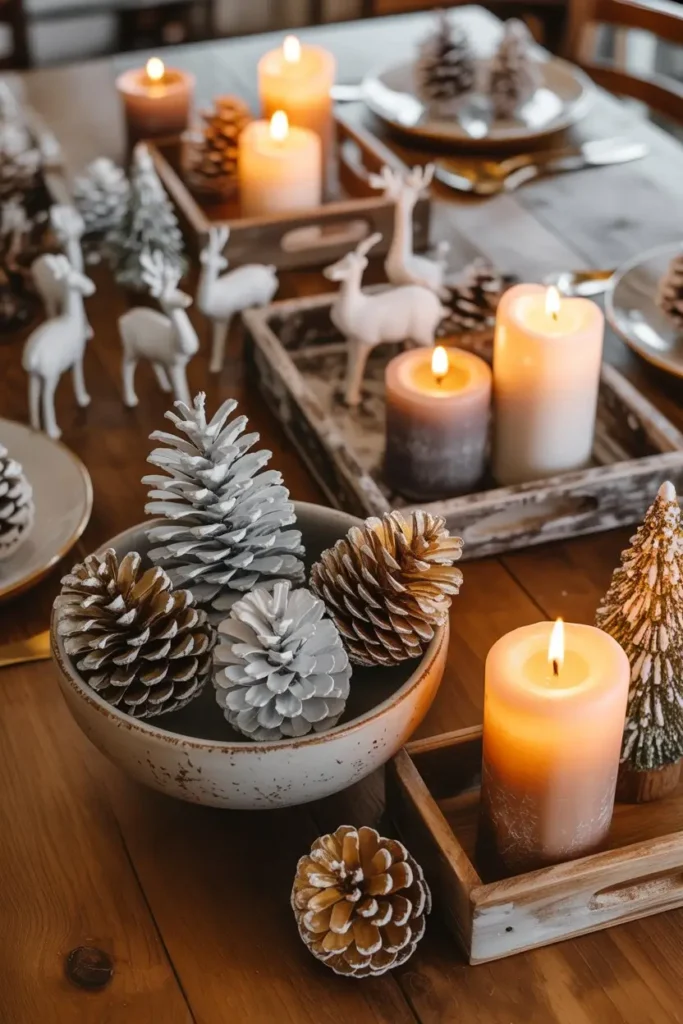 4+ Decorative Pinecone Arrangements