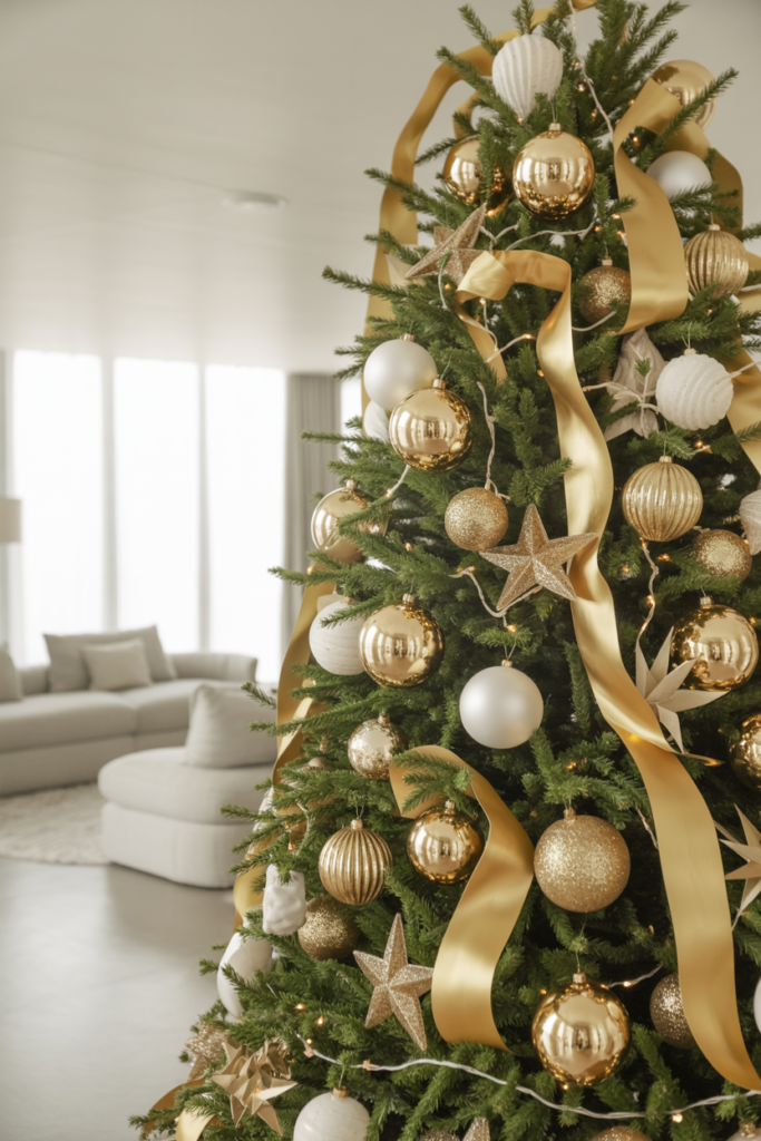 4+ Glittering Gold and White Sophistication