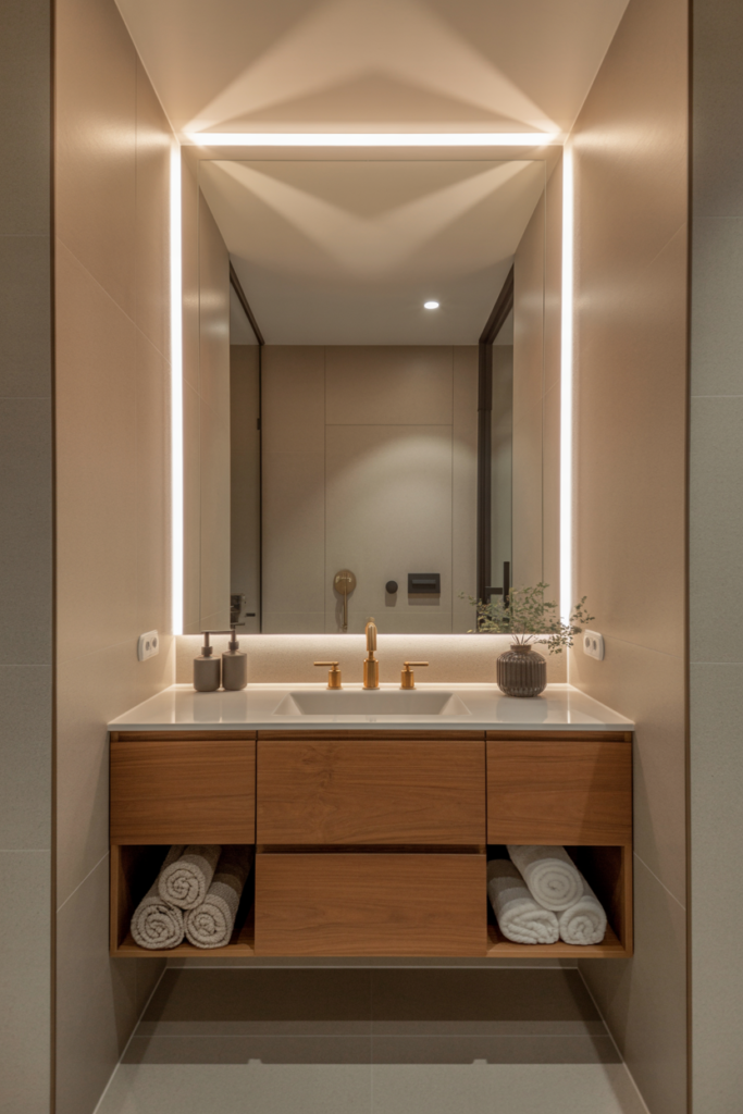 4. Turn an Alcove into a Vanity Zone