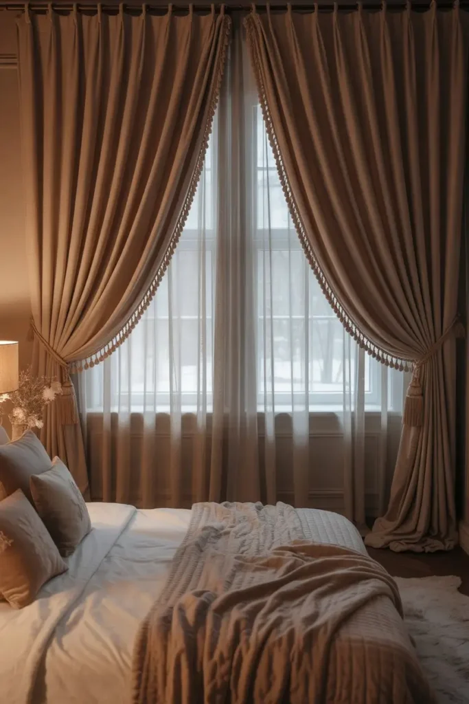 4. Window Treatments to Trap Heat