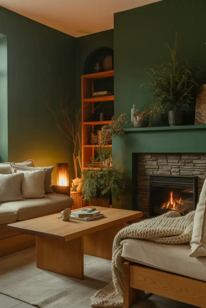 5. Deep Green for Natural Comfort