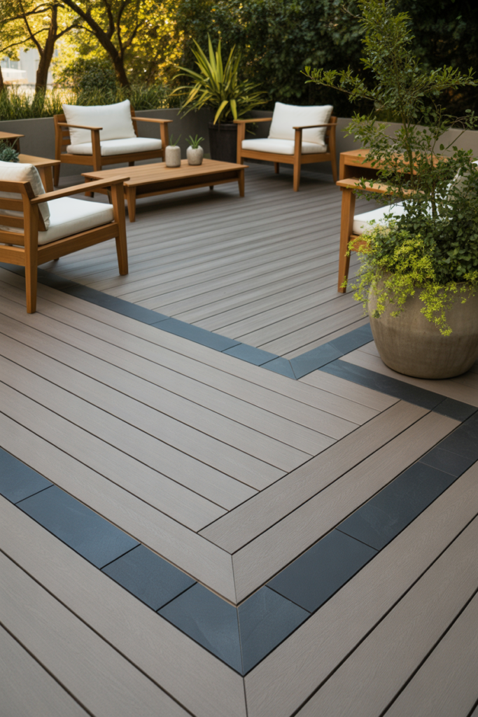 5. Pearl Grey with Slate Borders