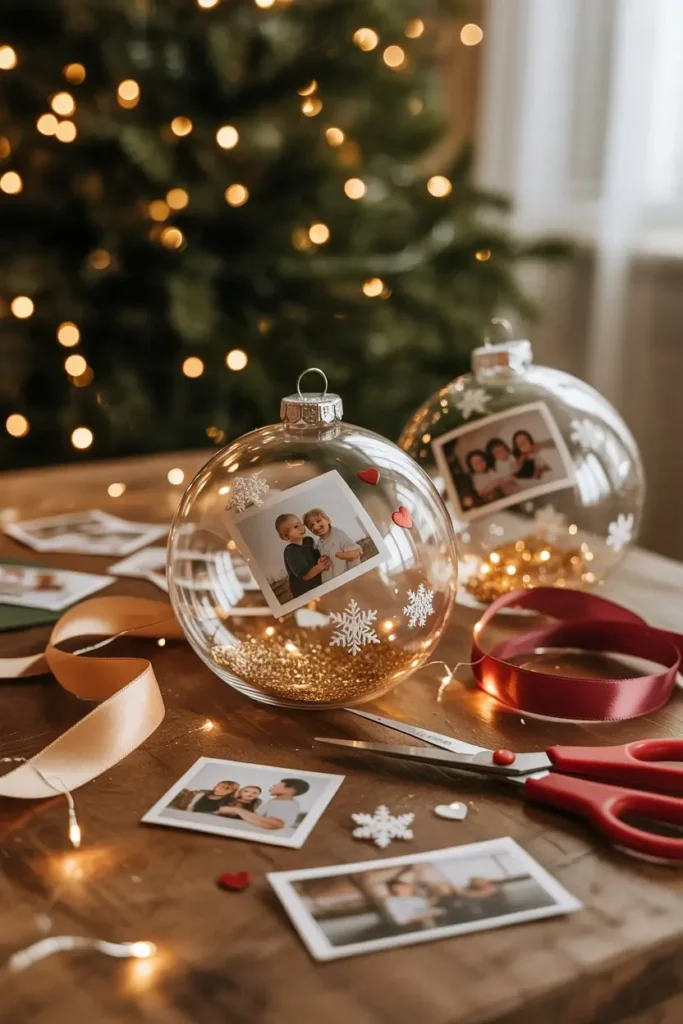 5. Personalized Photo Ornaments