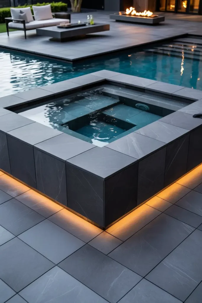 5. Poolside Hot Tub Extension