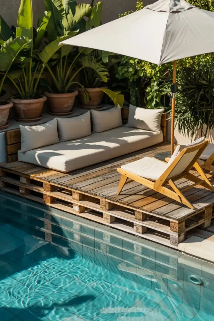 5. Sunbathing Pallet Platform