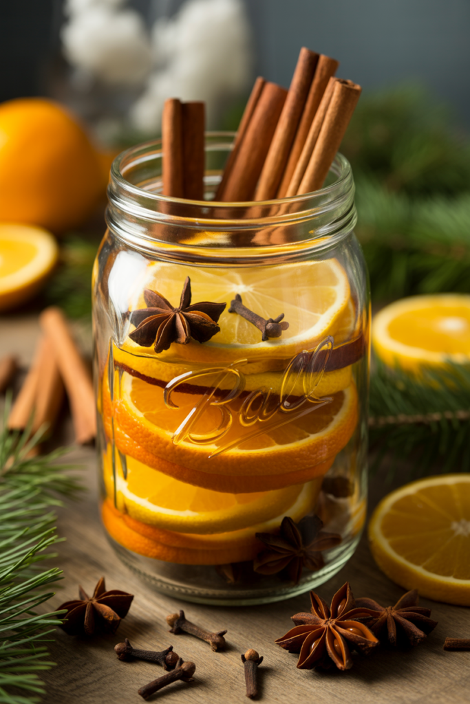 5. Winter Spice Simmer Pot Jars