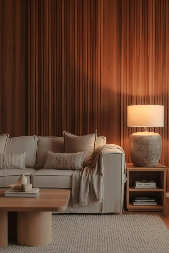 5. Wood Paneling for a Warm, Cozy Atmosphere