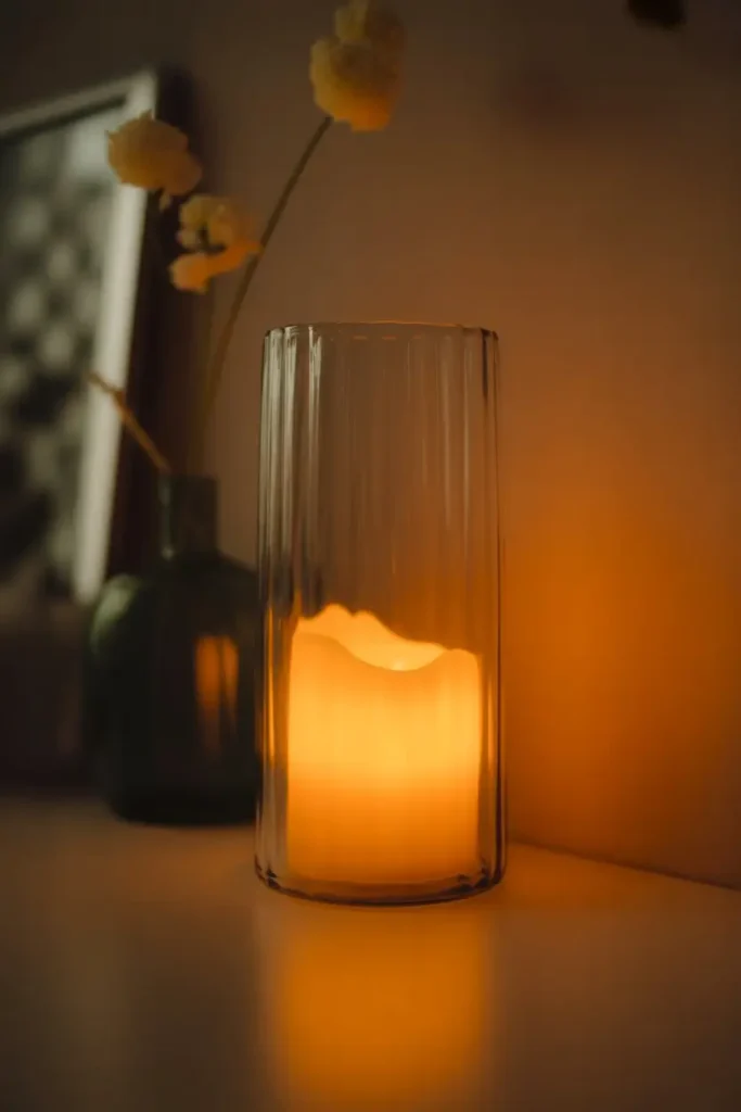 6. LED Candles for a Safe Candle Effect