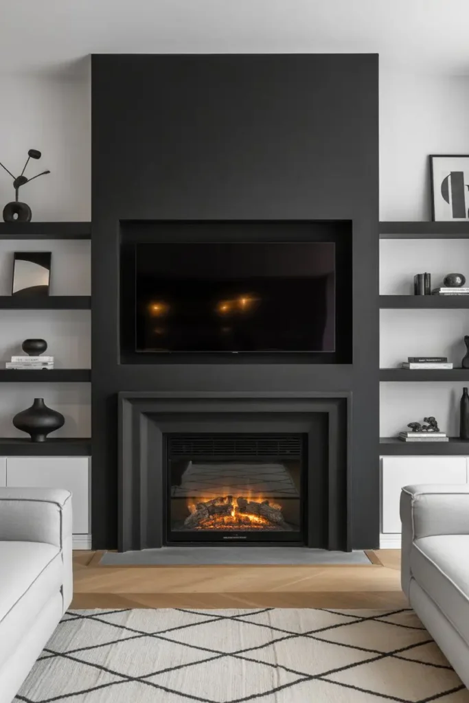 6. Modern Black and White Elegance