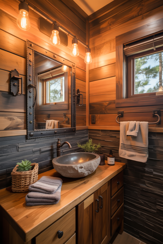 6. Rustic Cabin Feel