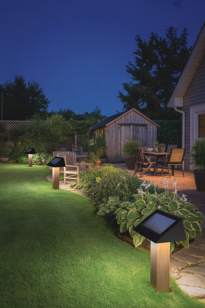 6. Solar Flood Lights for Security and Illumination