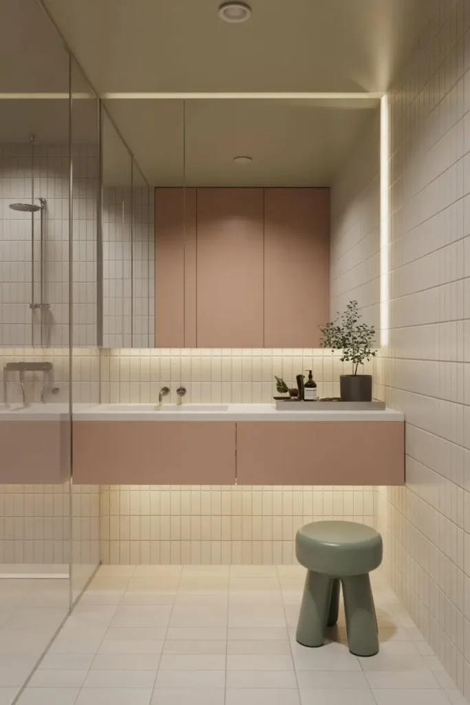 Use Floating Vanities to Free Up Floor Space