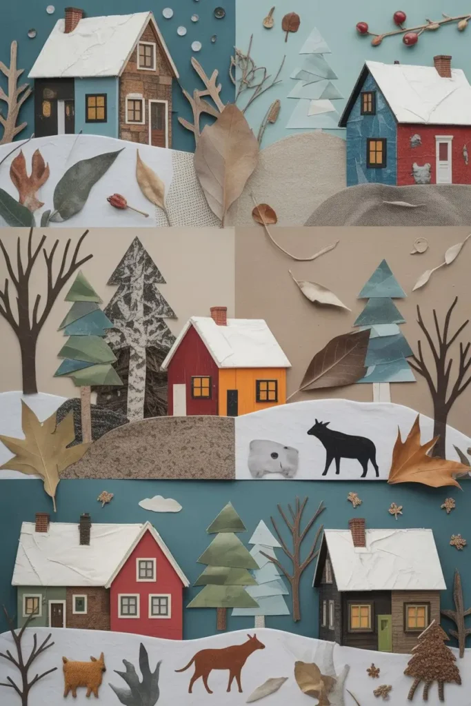 6. Winter Wonderland Collages