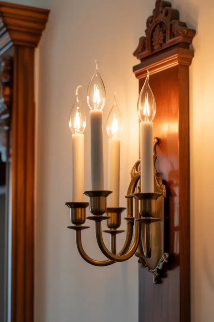 7. Candle-Style Sconces for Classic Beauty