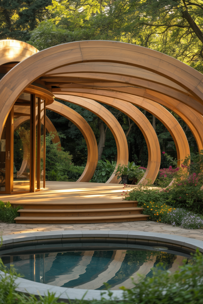 7. Curved Deck Framing for Unique Shapes