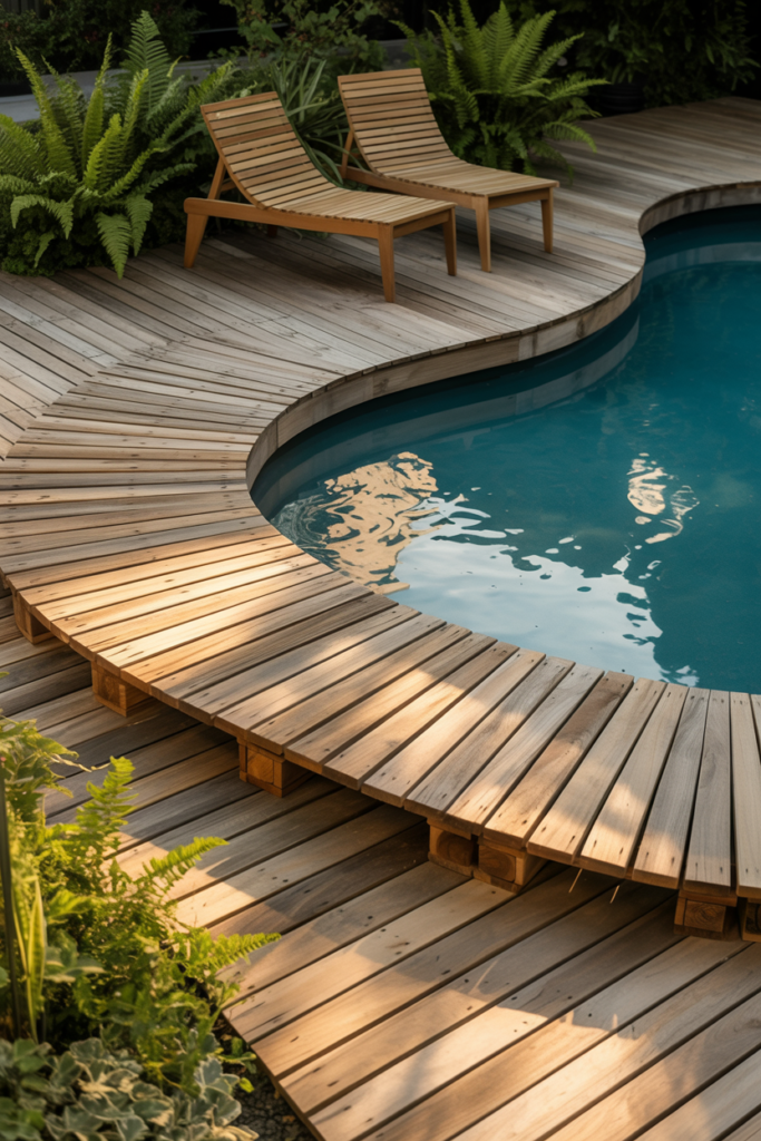 7. Curved Edge Pallet Deck