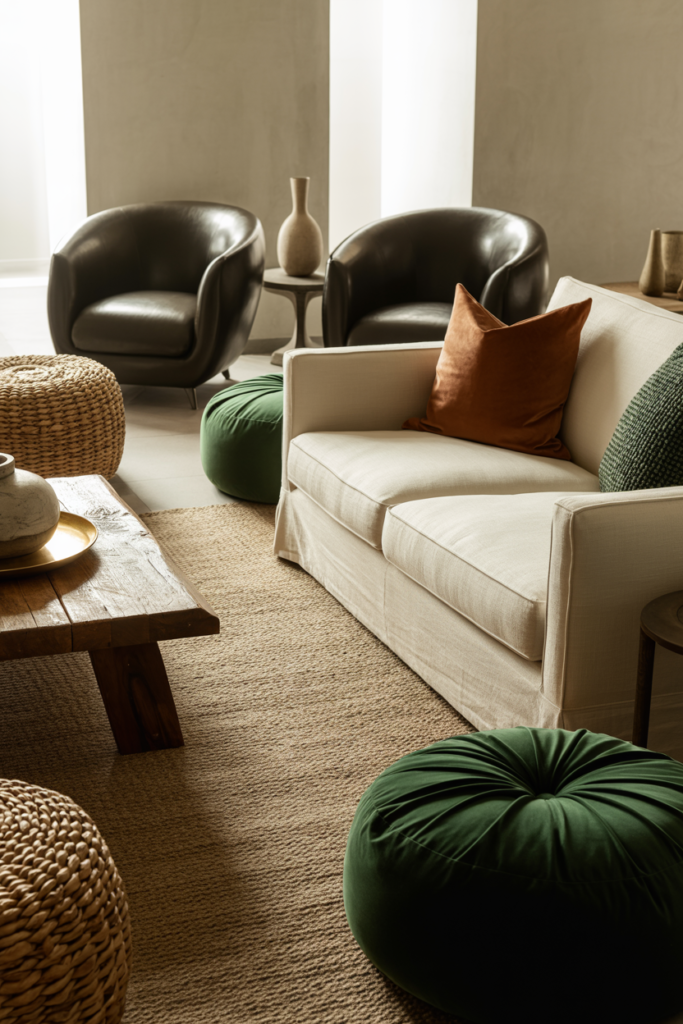 7. Mix-and-Match Seating