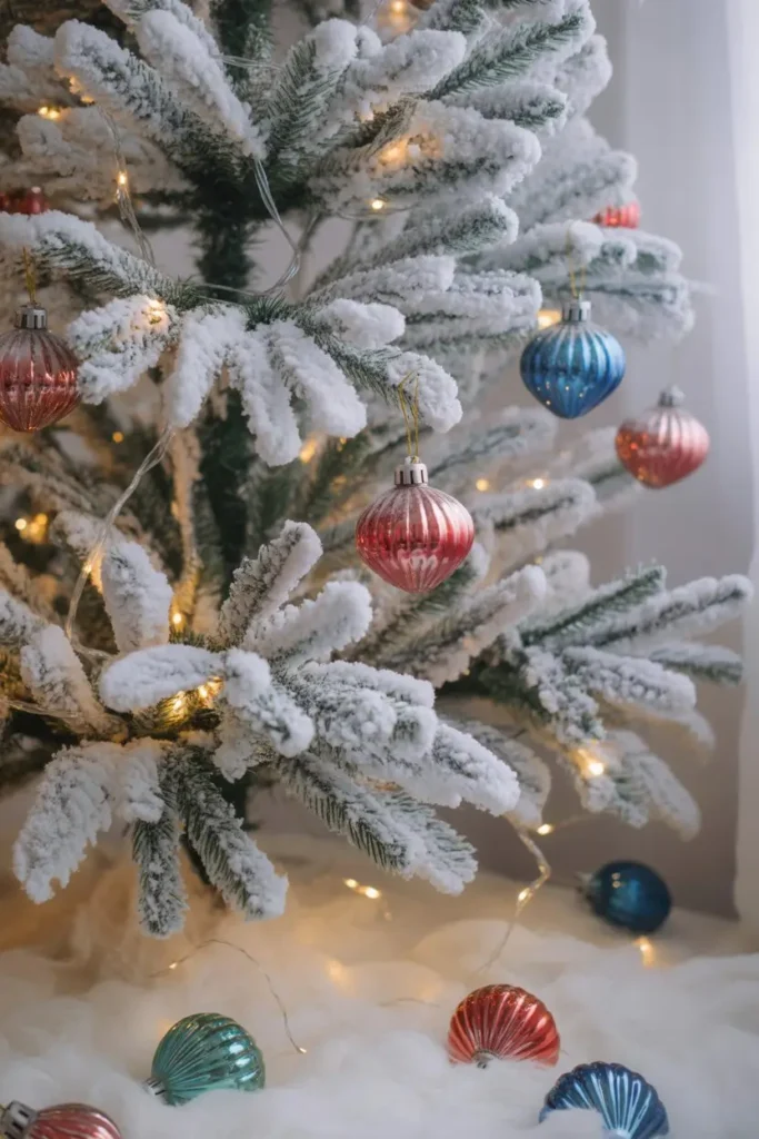 7. Retro Flocked Trees