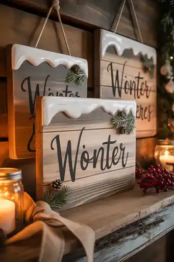 Rustic Wooden Signs