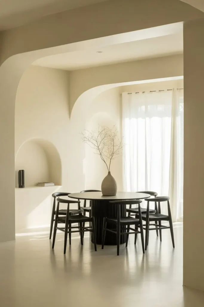 7. White Floors for a Clean Bright Look