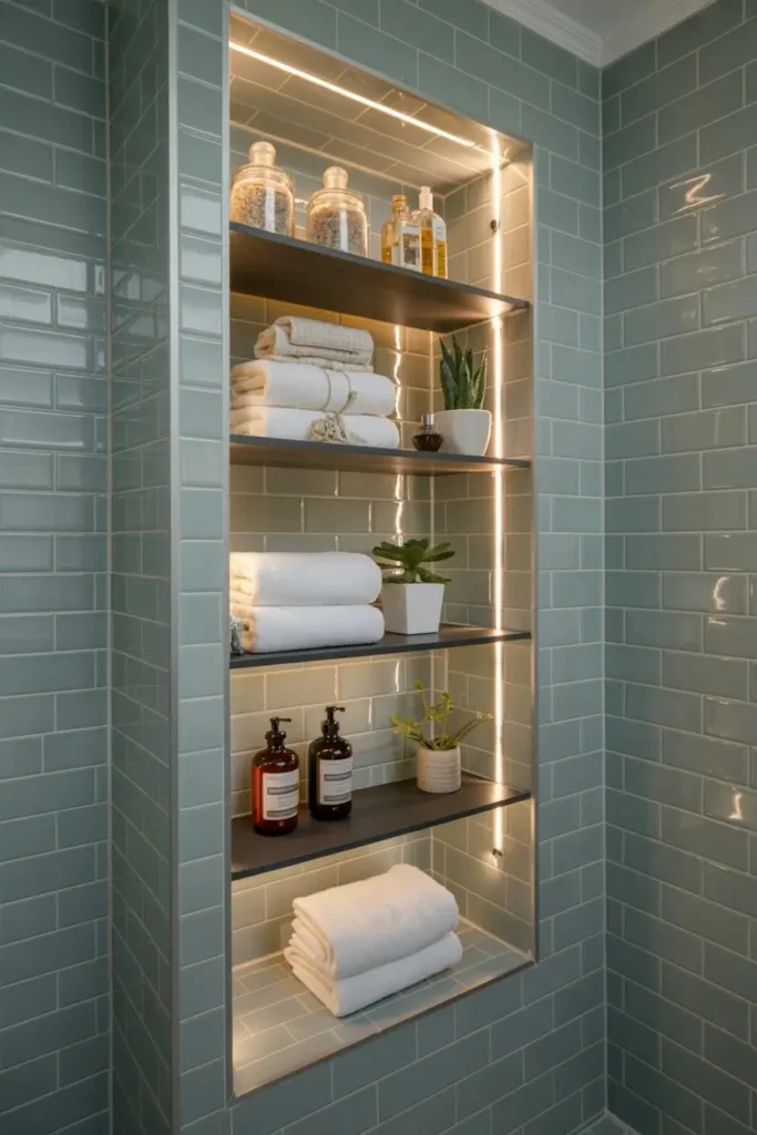 8. Convert an Unused Nook into Storage