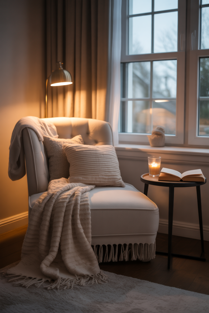 8. Cozy Reading Nooks for Quiet Comfort