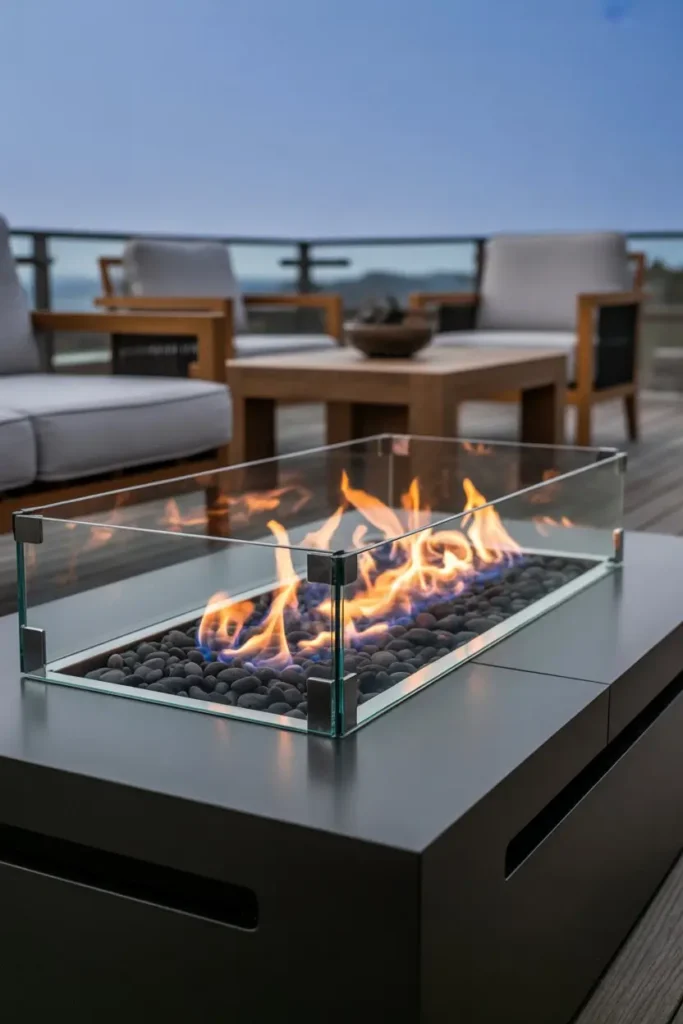8. Gas Fire Pits for Clean and Easy Use