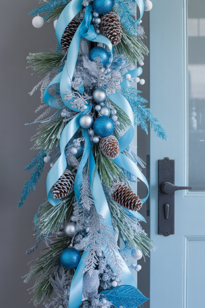 8. Icy Blue Garlands