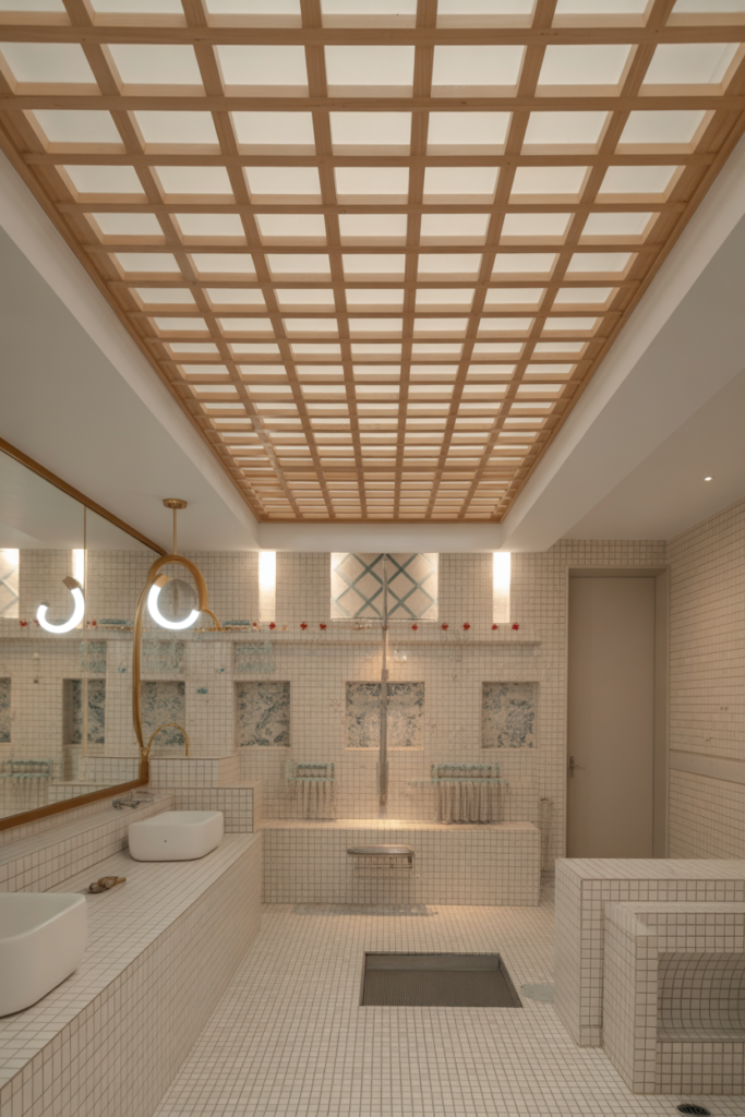 8. Install a Decorative Grid or Lattice Design