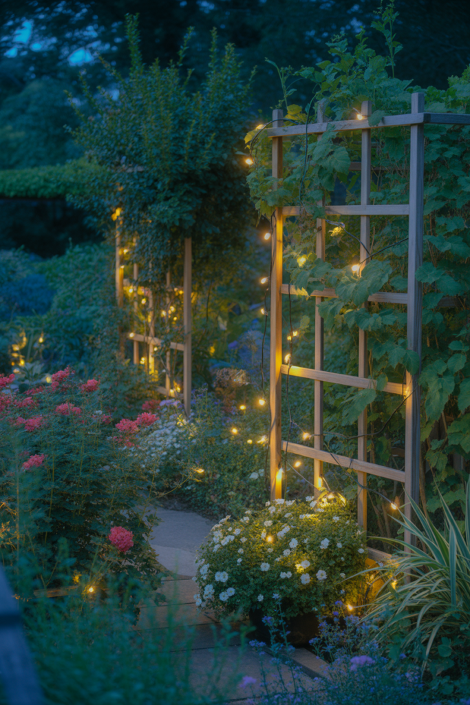 8. Solar-Powered Fairy Lights for Delicate Detailing