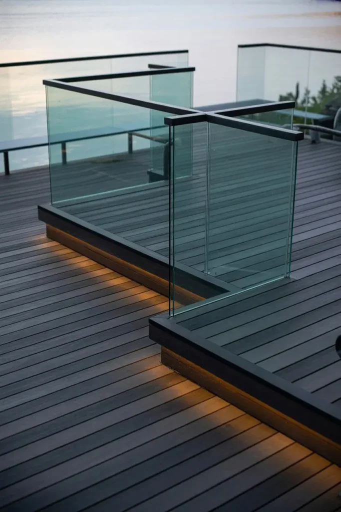 9. Contemporary Decks with Glass Railings