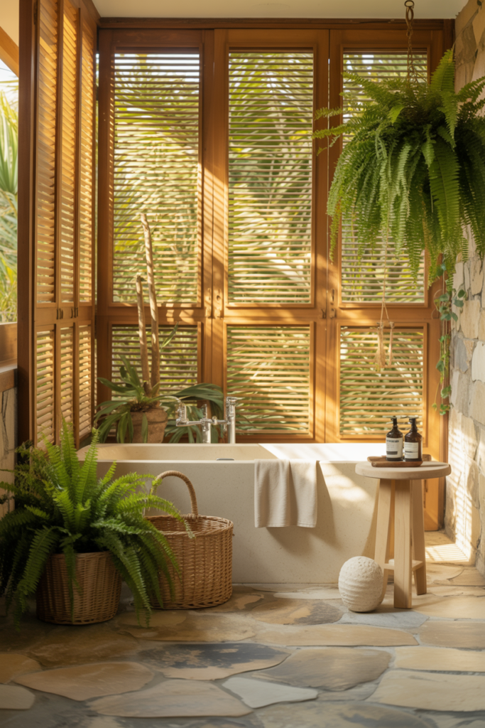 9. Eco-Friendly Bamboo Shutters