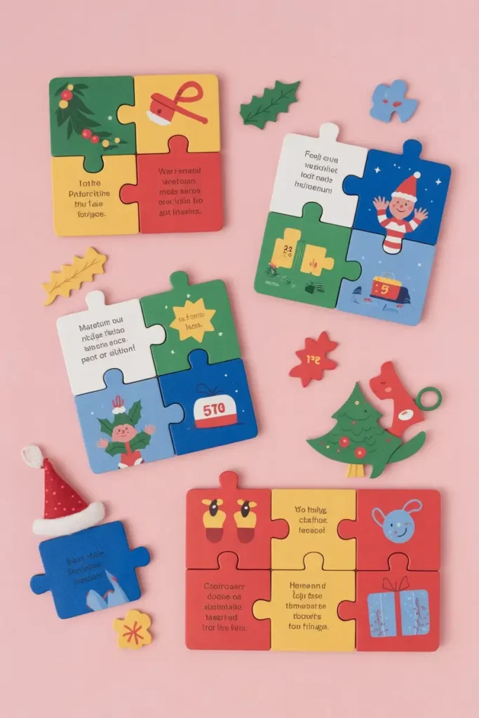 9. Interactive Puzzle Cards