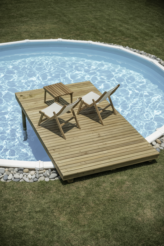 9. Minimalist Corner Deck