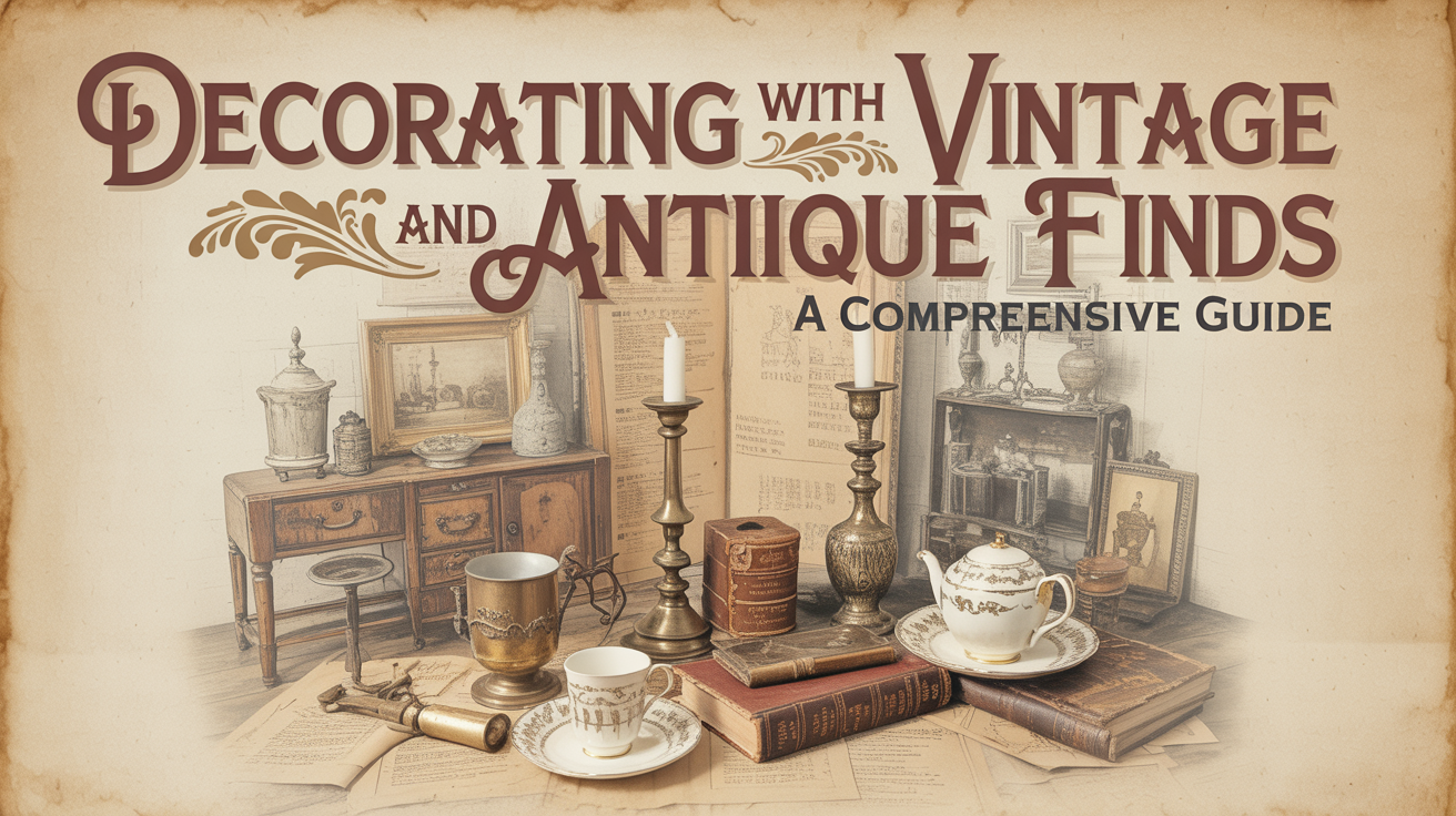 Decorating with Vintage and Antique Finds: A Comprehensive Guide