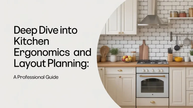 Deep Dive into Kitchen Ergonomics and Layout Planning: A Professional Guide