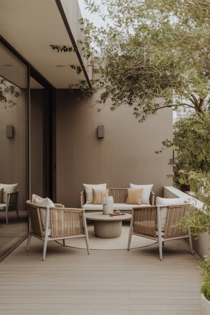 8. Smokey Grey with Cool Taupe Accents