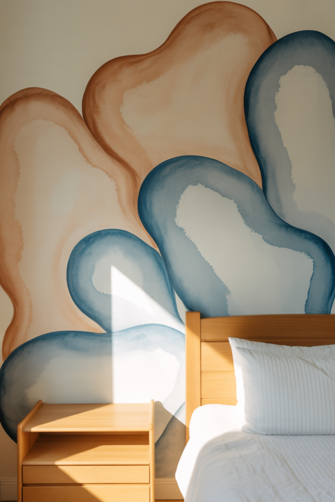 1 Creative Painted Accent Wall With Heart