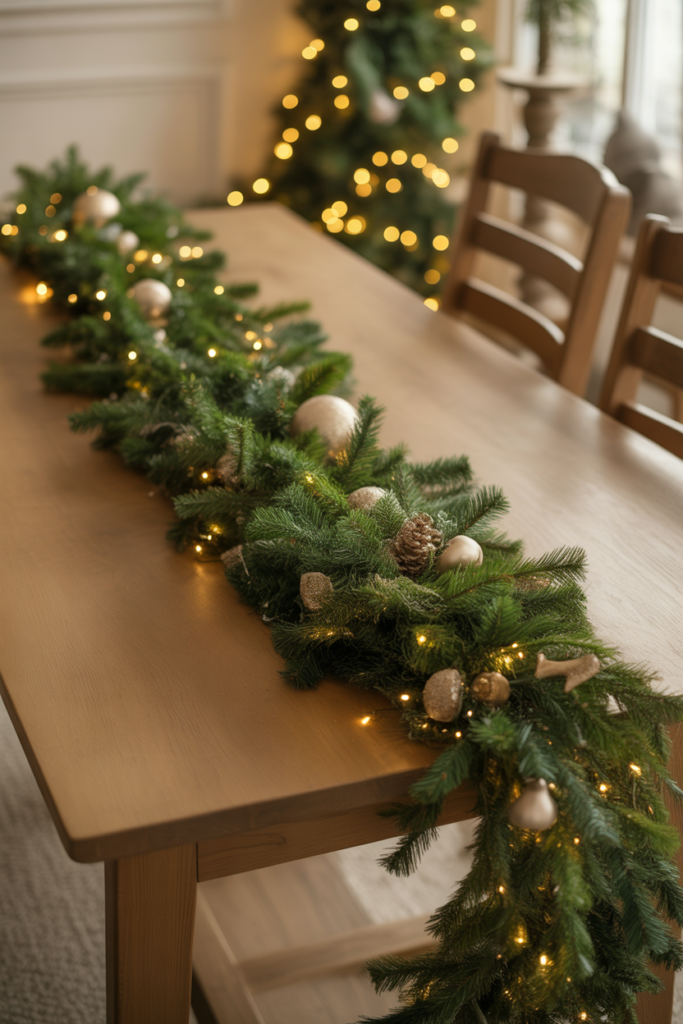 1. Classic Greenery With Warm Glow